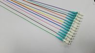 Customized MM LC/PC 0.9mm Simplex Fiber Optic Cable Pigtail