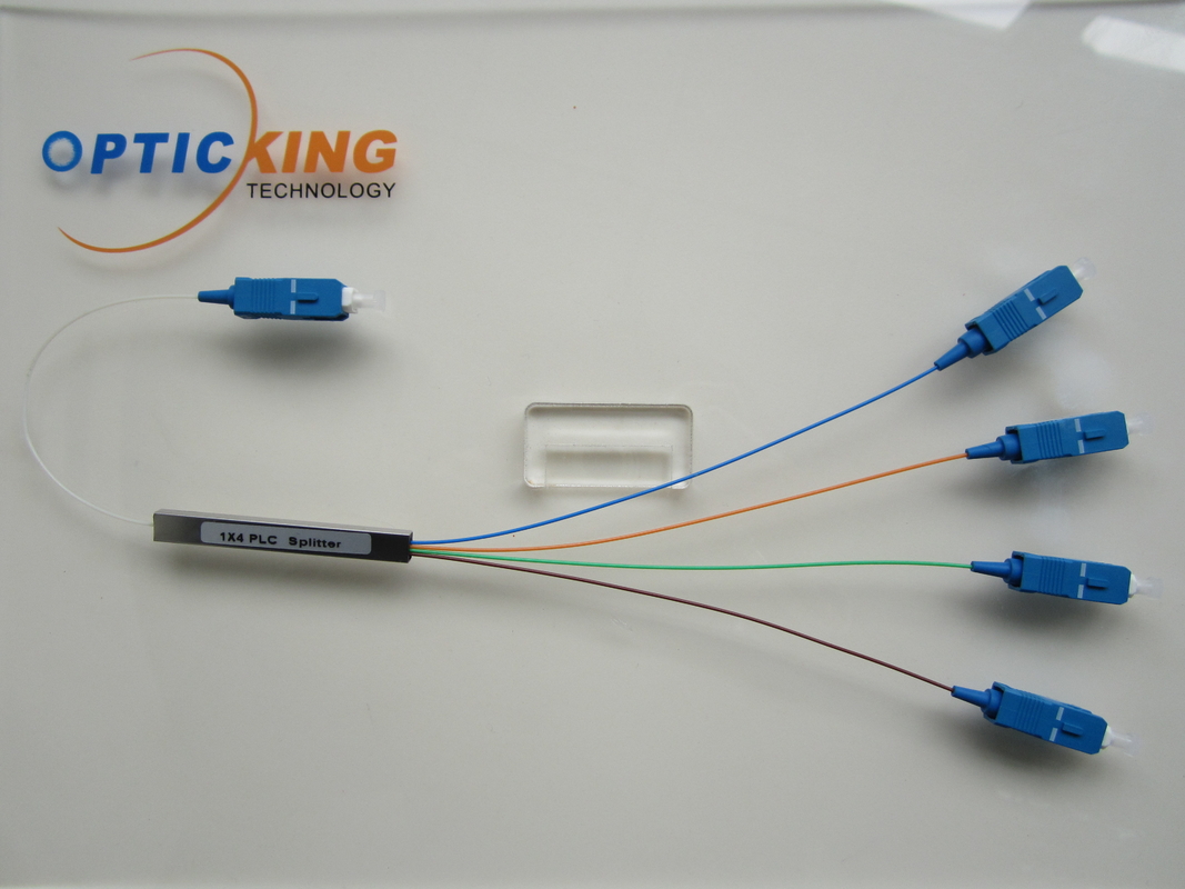 1xN 2xN Fiber Optic PLC Splitter SC Mini PLC Splitter CE FCC ROHS