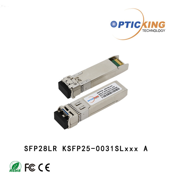 10km 1310nm 25G SFP28 LR 25Gbps SFP Transceiver For Wireless Network 5G