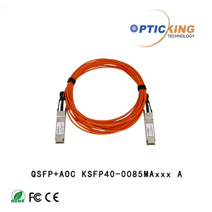 OPTICKING 100m 40G QSFP+ AOC MMF SFF-8436 QSFP+ Active Optical Cable