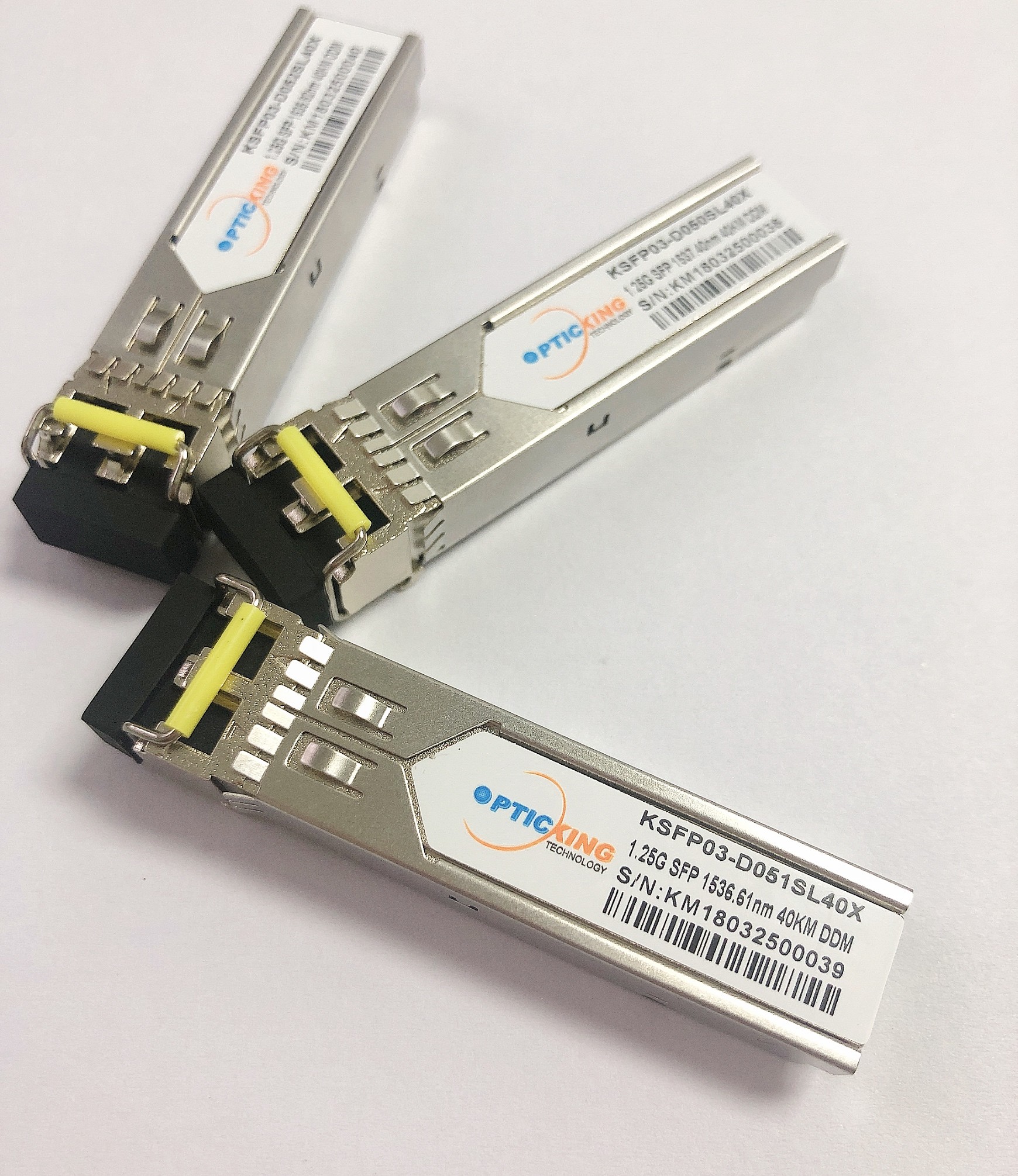 SFP 1.25G 2.5G Single Mode Fiber Transceiver DWDM 1536.61nm