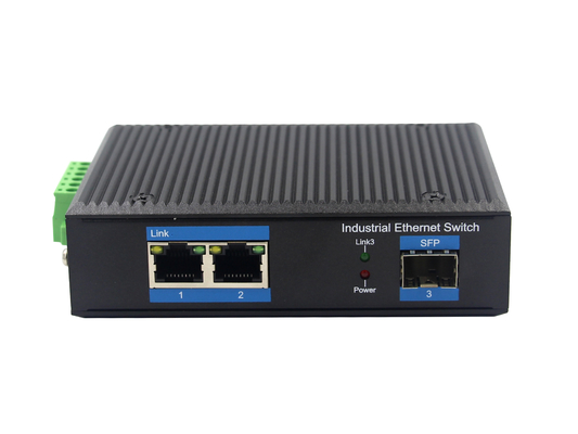 OPK-4500-1GX2GT 10/100/1000Base-TX (PoE) to 1000Base-FX Industrial Media Converter