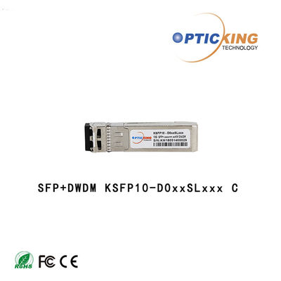 DWDM 80KM Duplex LC 10G SFP+ Transceiver DDM Optical Module